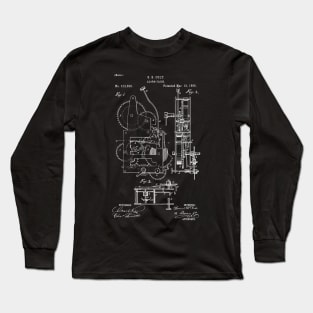 Alarm Clock Patent 1885 clocks lover Long Sleeve T-Shirt